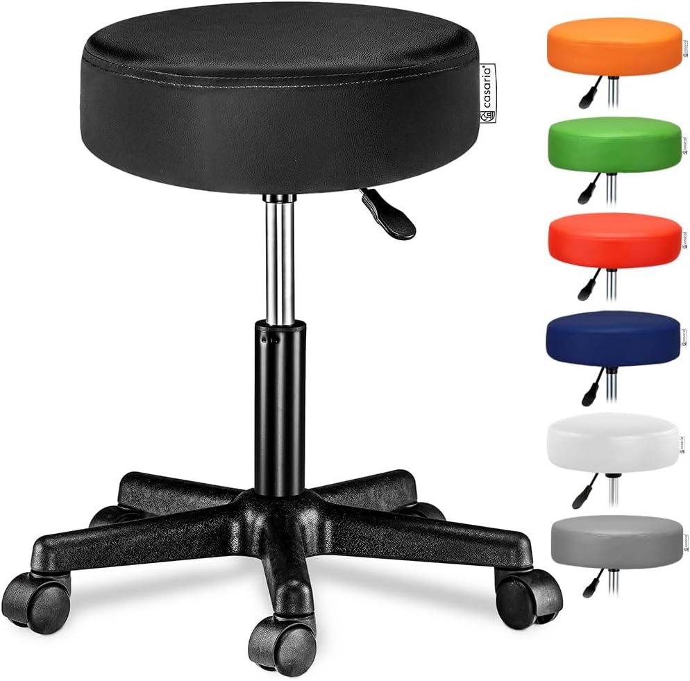 Comair Profi Rollhocker Gigant schwarz | 3070125 Comair Profi Rollhocker Gigant schwarz | 3070125