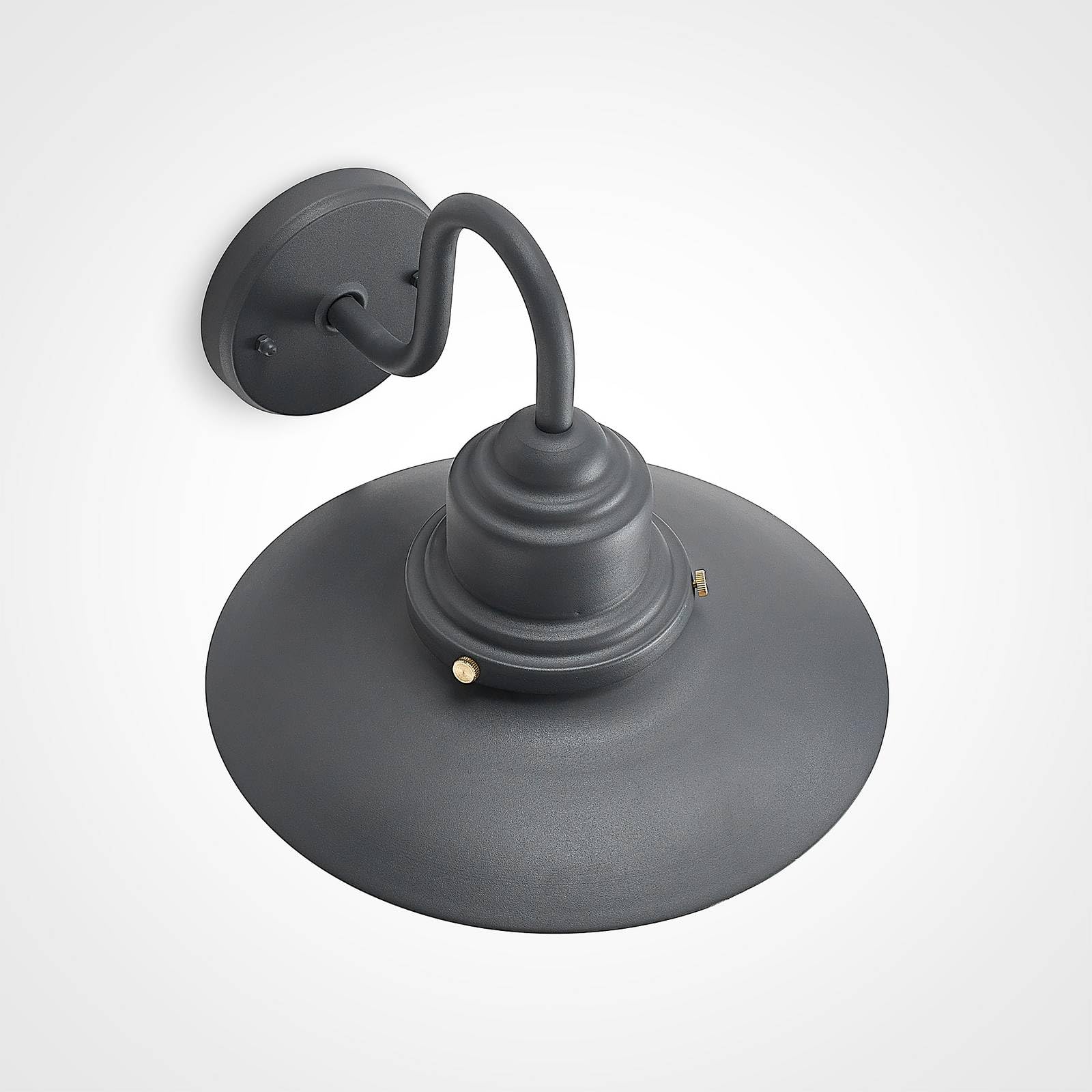 Lindby Wandleuchte außen Roisin (spritzwassergeschützt (Retro, Vintage Antik) in Alu aus Metall (1 flammig E27) - Außenwandleuchten Wandlampe Led Außenlampe Outdoor für