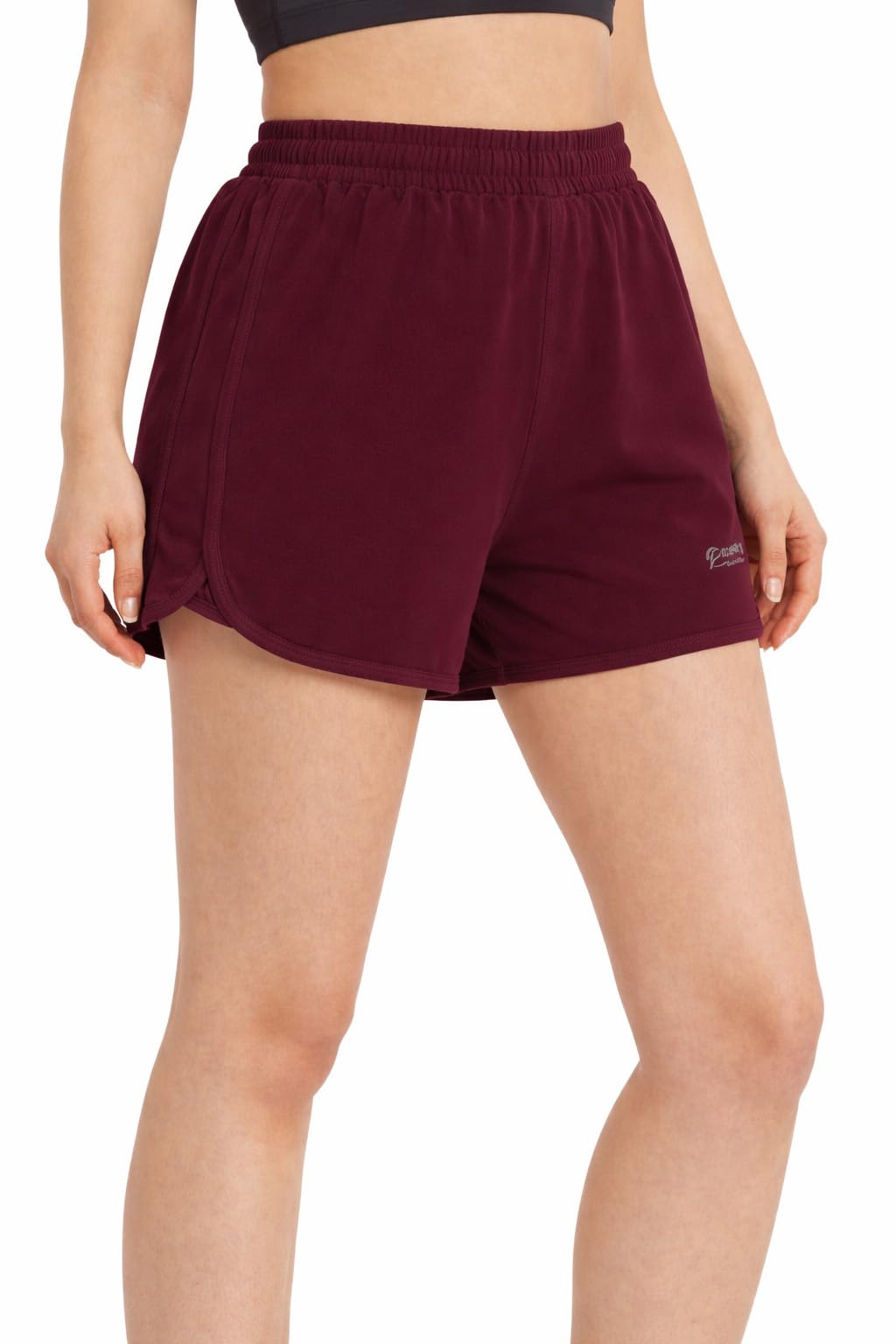Epivu Women's Active Shorts, Elastic Waistband, Moisture Wicking, Quick Dry, Lightweight, Running Gym Yoga