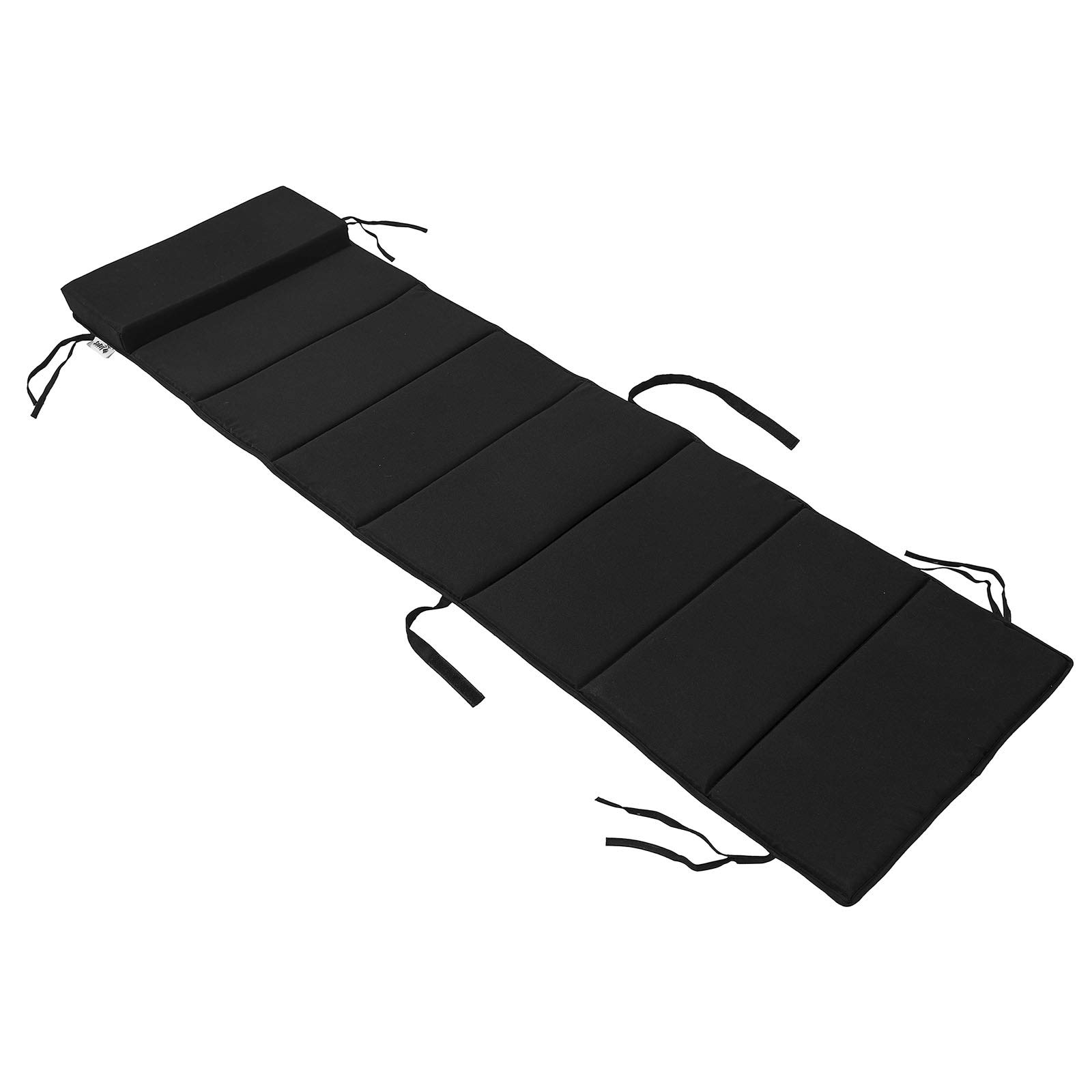 Coussin ergonomique fauteuil bascule jardin SoBuy OGS28-P02 surmatelas noir