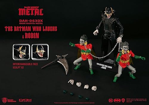 Miniatura 3 de FCBD 2023 Dark Nights Metal The Batman Who Laughs with Robins DAH-063 DX Figura de acción