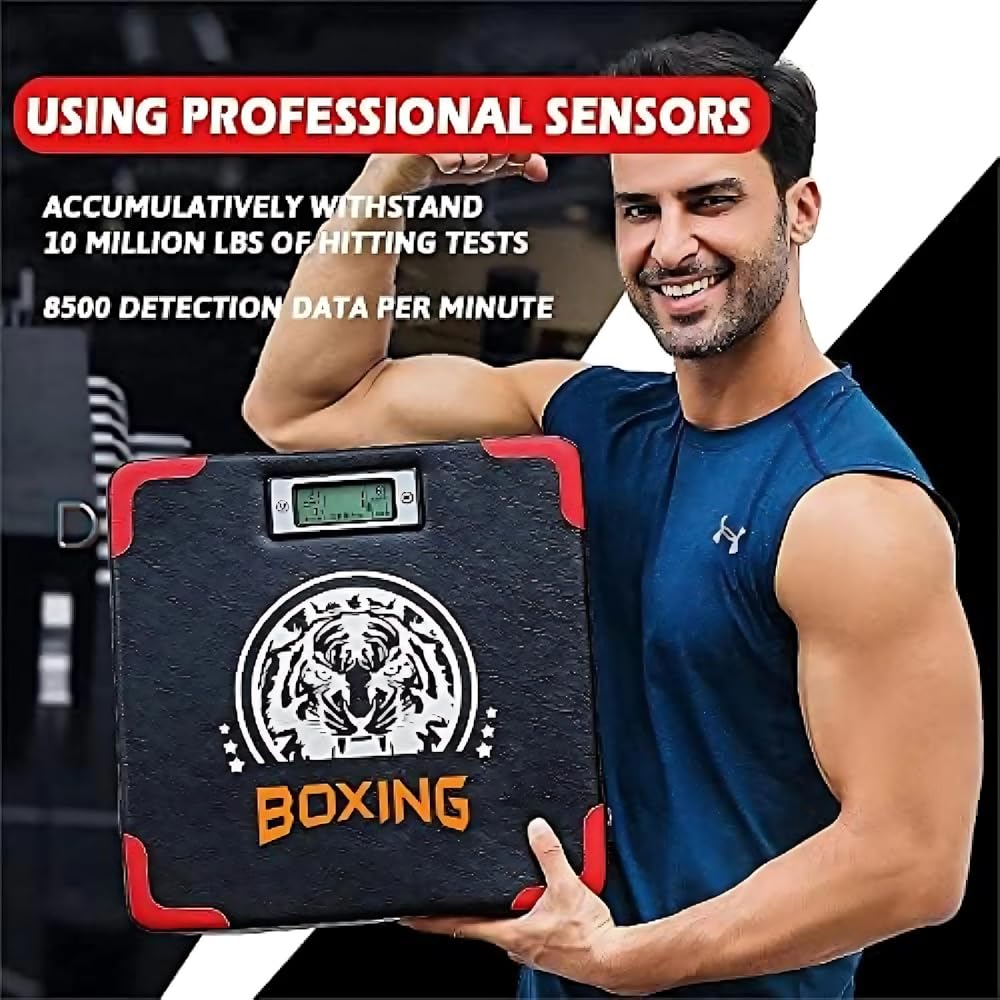 Drumstone ๐๐ ๐๐๐๐ซ๐ฌ ๐๐๐ซ๐ซ๐๐ง๐ญ๐ฒ Ultimate Boxing Machine for All Ages - Durable, Accurate, and Space-Saving, High-Performance Punch Tracker with Real-Time Feedback & Heavy Strike Mode. 3
