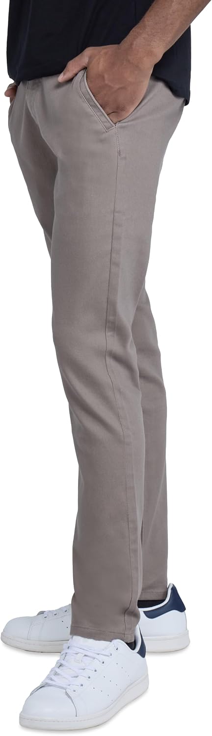 X RAY Jeans Men's Stretch Pants, Slim Fit Flexible Commuter Colored Denim Jeans, Casual Pants for Men, Commuter 12038 - Grey, 36W X 30L