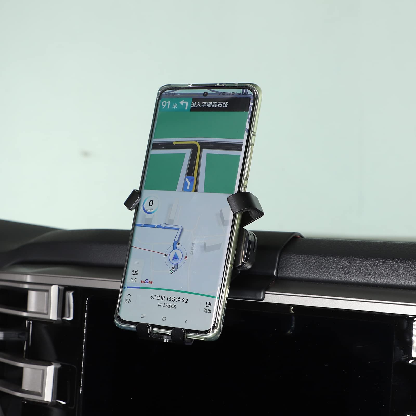 CHEAYAR Samochodowy uchwyt na telefon kompatybilny z Toyota Tundra 2022, samochodowy uchwyt na telefon, do wszystkich telefonów komórkowych, klips na deskę rozdzielczą, uchwyt na telefon komórkowy