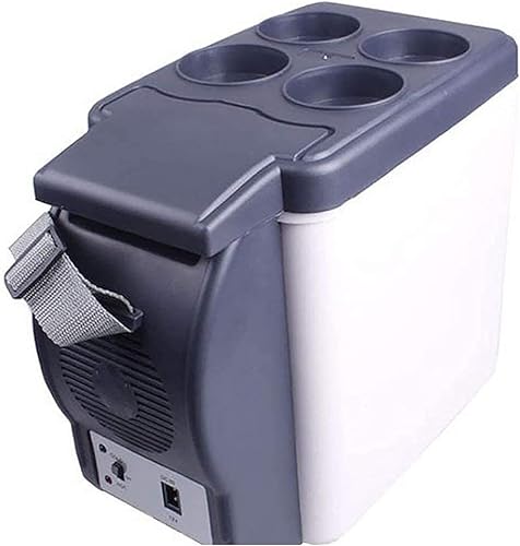 JNYB Mini refrigerador de 6 litros Bebidas de cerveza Refrigerador pequeño portátil con función de enfriamiento y calentamiento, refrigerador