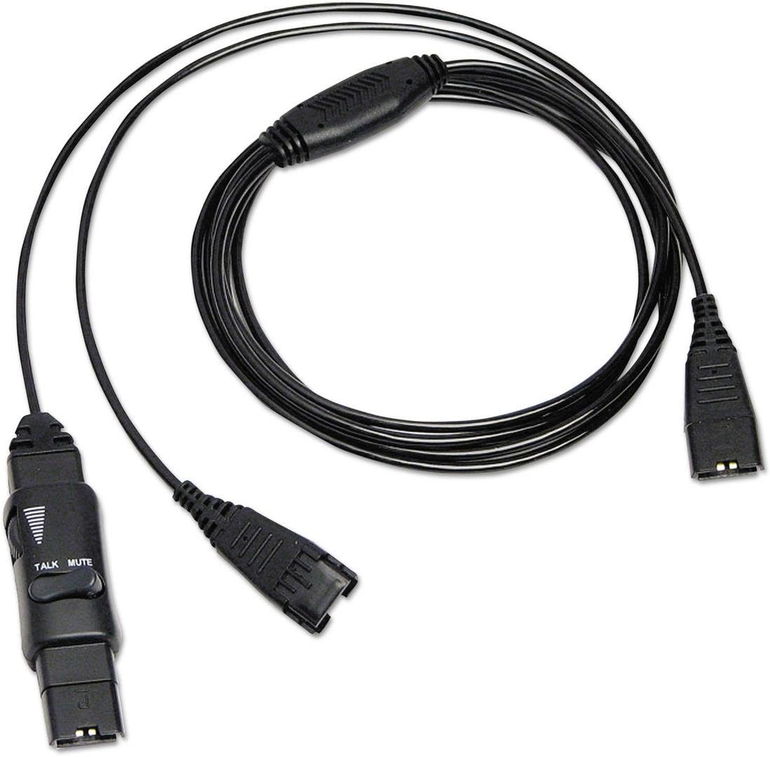 VXi 202340 Y Cord-P Training Splitter Cord for Use With VXi P-QD and Plantronics Headsets