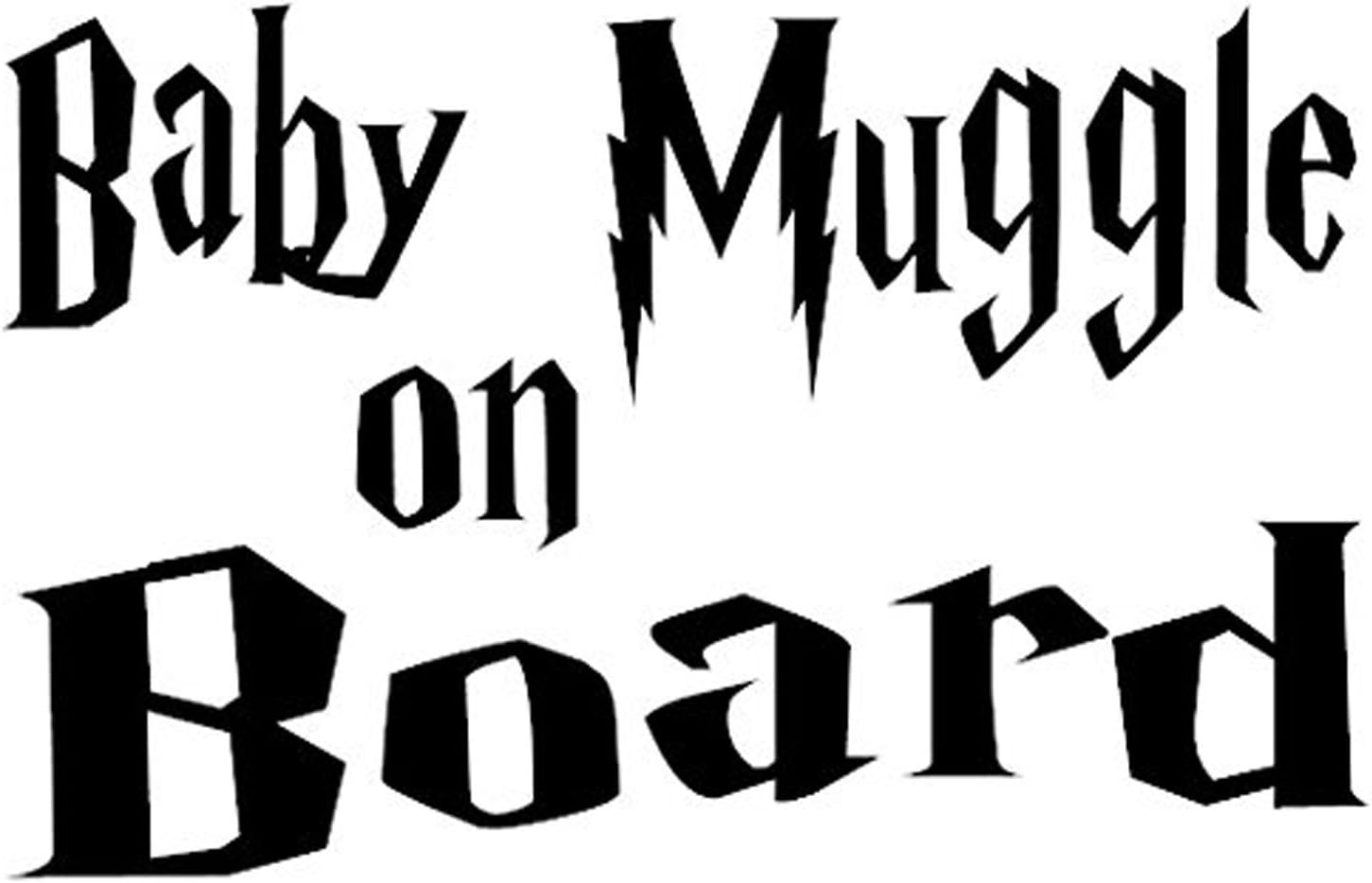 Harry Potter Baby Muggle On Board Book Film Vinyl for Car Decal Wall Decoration for Bedroom Girls Room Study Room Hall Harry Potter Sticker 10 x 15 cm by Nia Art …