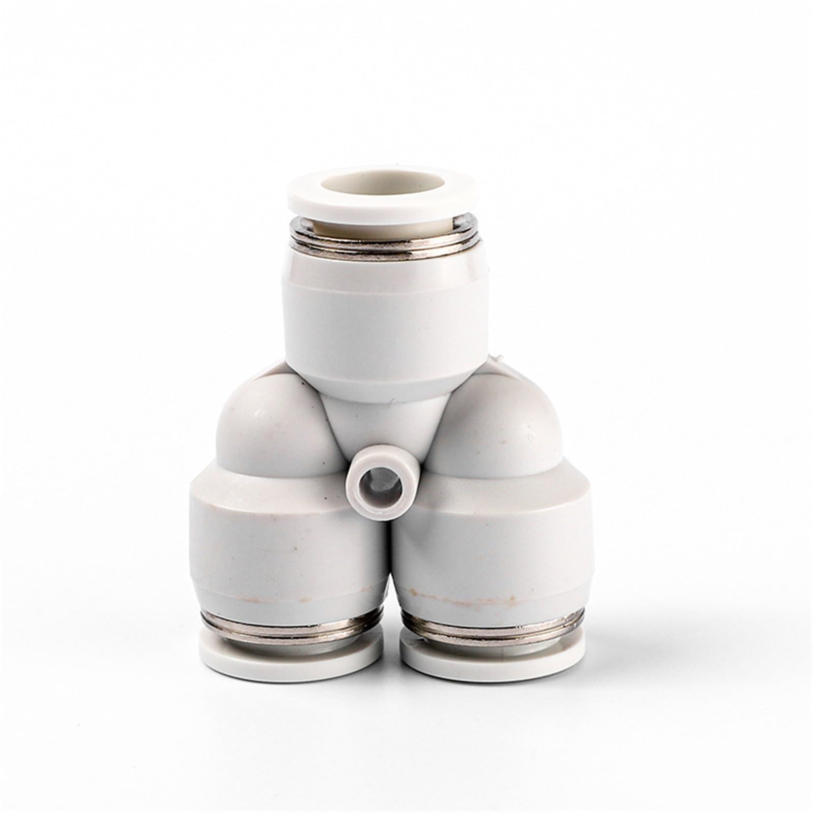 Conector PY-4 neumático en Y para tubos de 4mm con acoplamiento rápido