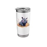 Adorable Baby Rhino Safari Wildlife Kids Animal Stainless Steel Insulated Tumbler