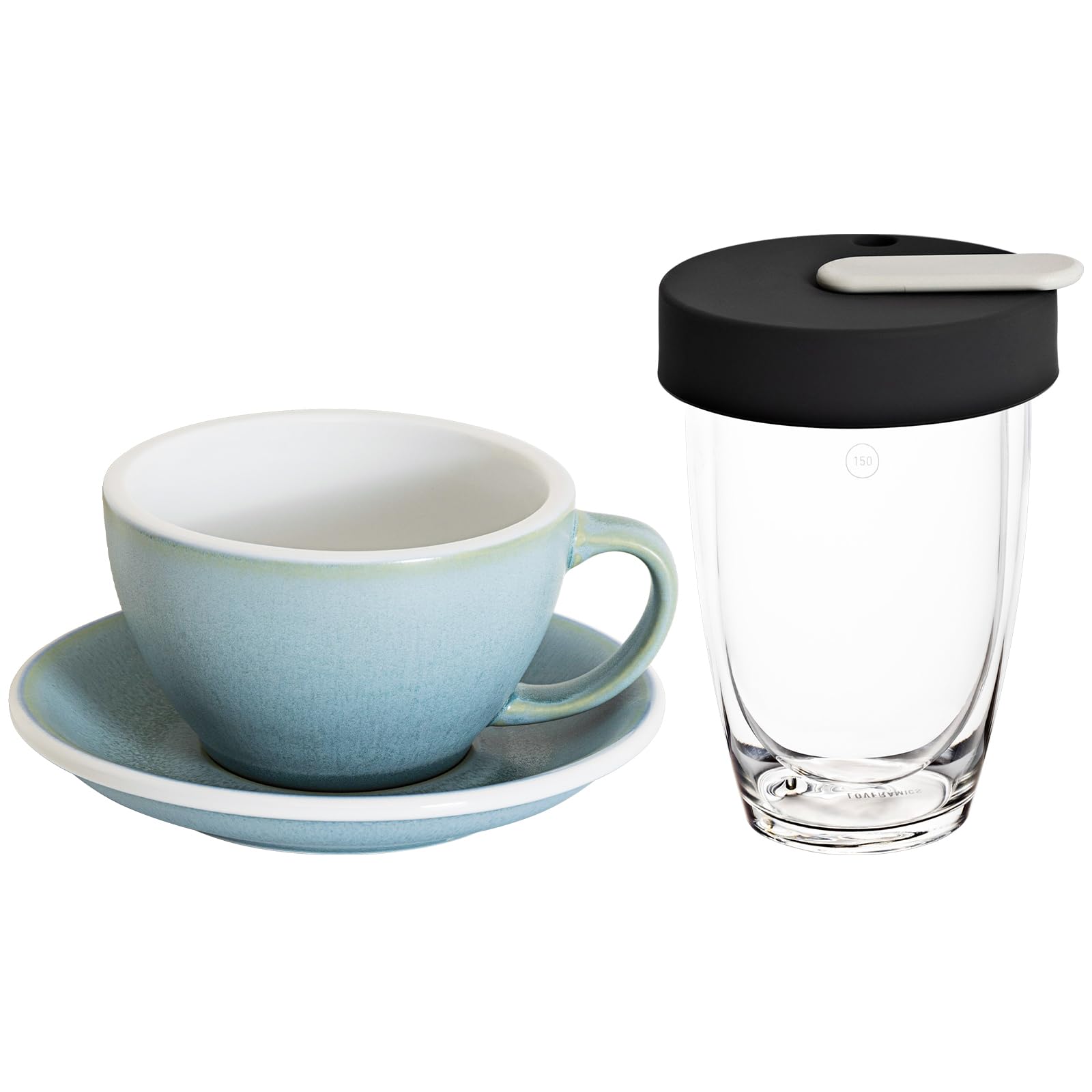 Amazon.com | Loveramics Set of 1 x 300ml Latte Art Cup and Saucer