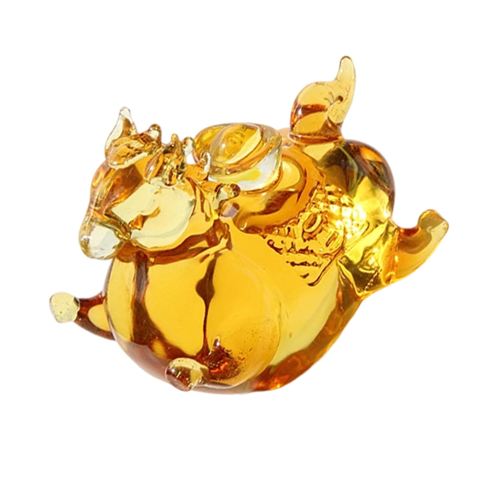 Snorvixre Glass Horse Statues Realistic Animal Art Figurines Collections Ornament Zodiacs for Offices Home Decors Glass