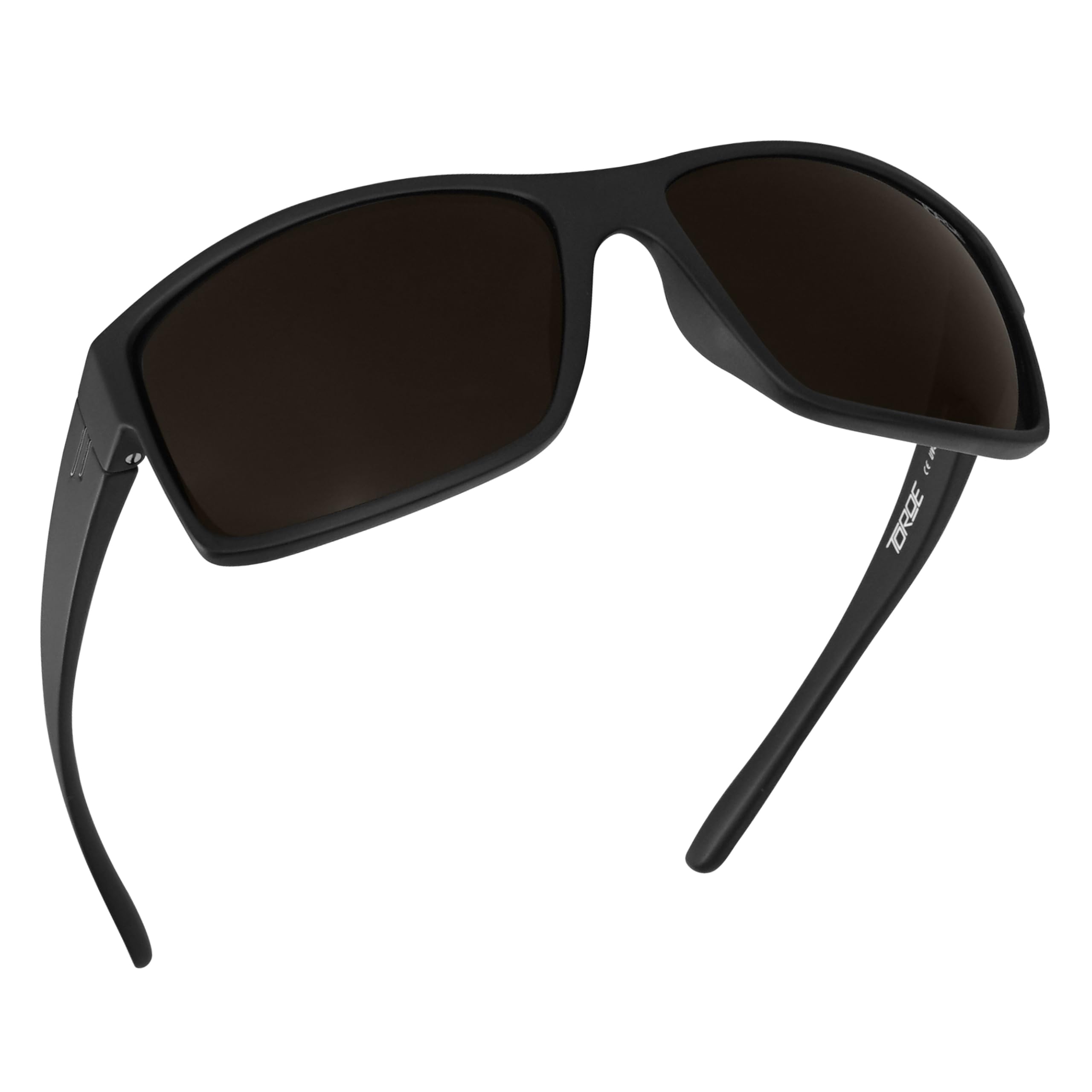 TOROE Matte Black TR90 MOJAVE Frame Sunglasses Enhancing Polarized Polycarbonate Lens