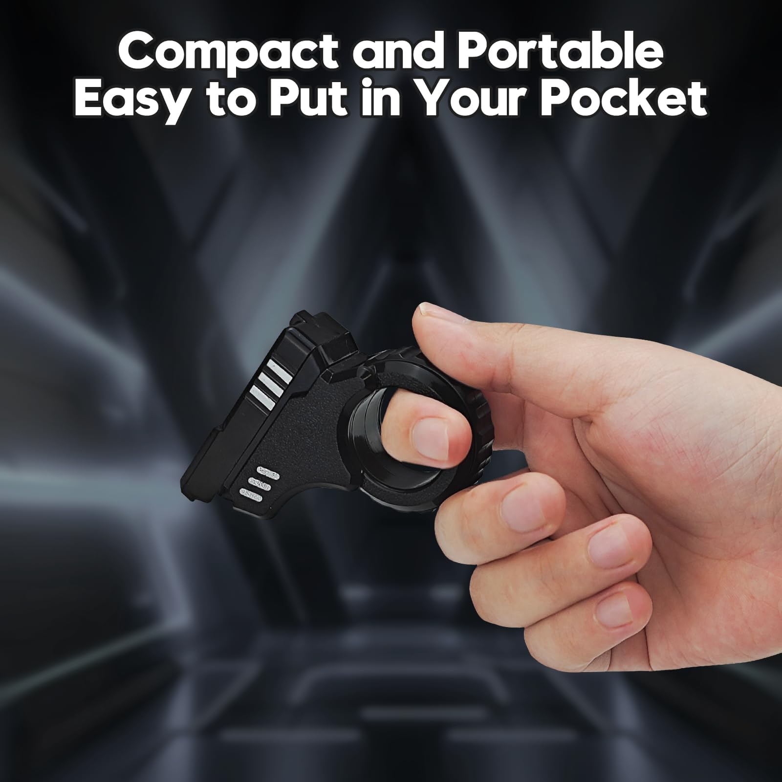 Noaya 3D Printed Zoom Gun Fidget Slider Toy, Stress Relief and Anxiety Pressure Relieving Gadget for Adults - Image 4