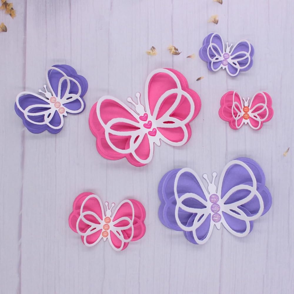 ZFPARTYButterfly Metal Cutting Dies Stencils for DIY Scrapbooking/Album Decorative Embossing DIY Paper Cards