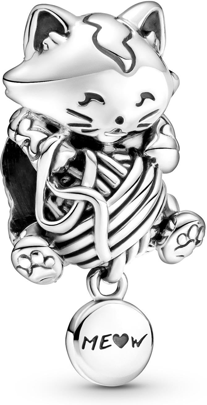 PANDORA Kätzchen & Garnknäuel Charm 799535C00 Pendant