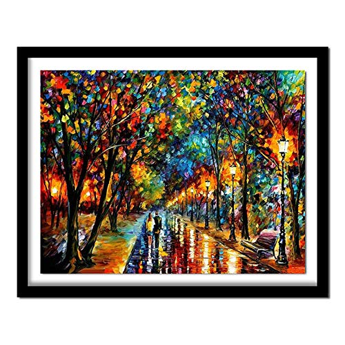 Point croix cristal strass grand format à offrir en puzzle art broderie pour adultes