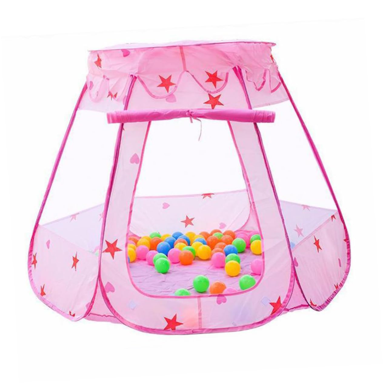 Kisangel Game Ball Pool Tent Tent Playhouse for Indoor Game House for Pink