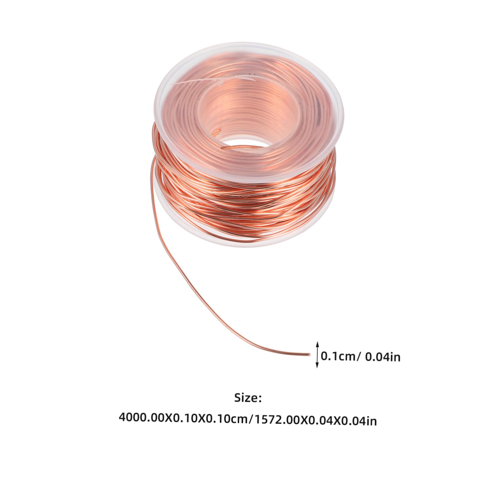 Amosfun 40m Fil De Cuivre Bobine De Fil Métallique Pour Bricolage Électroculture Jardinage Et Travaux Manuels