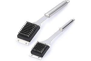 2 Pack Grill Brush and Scraper