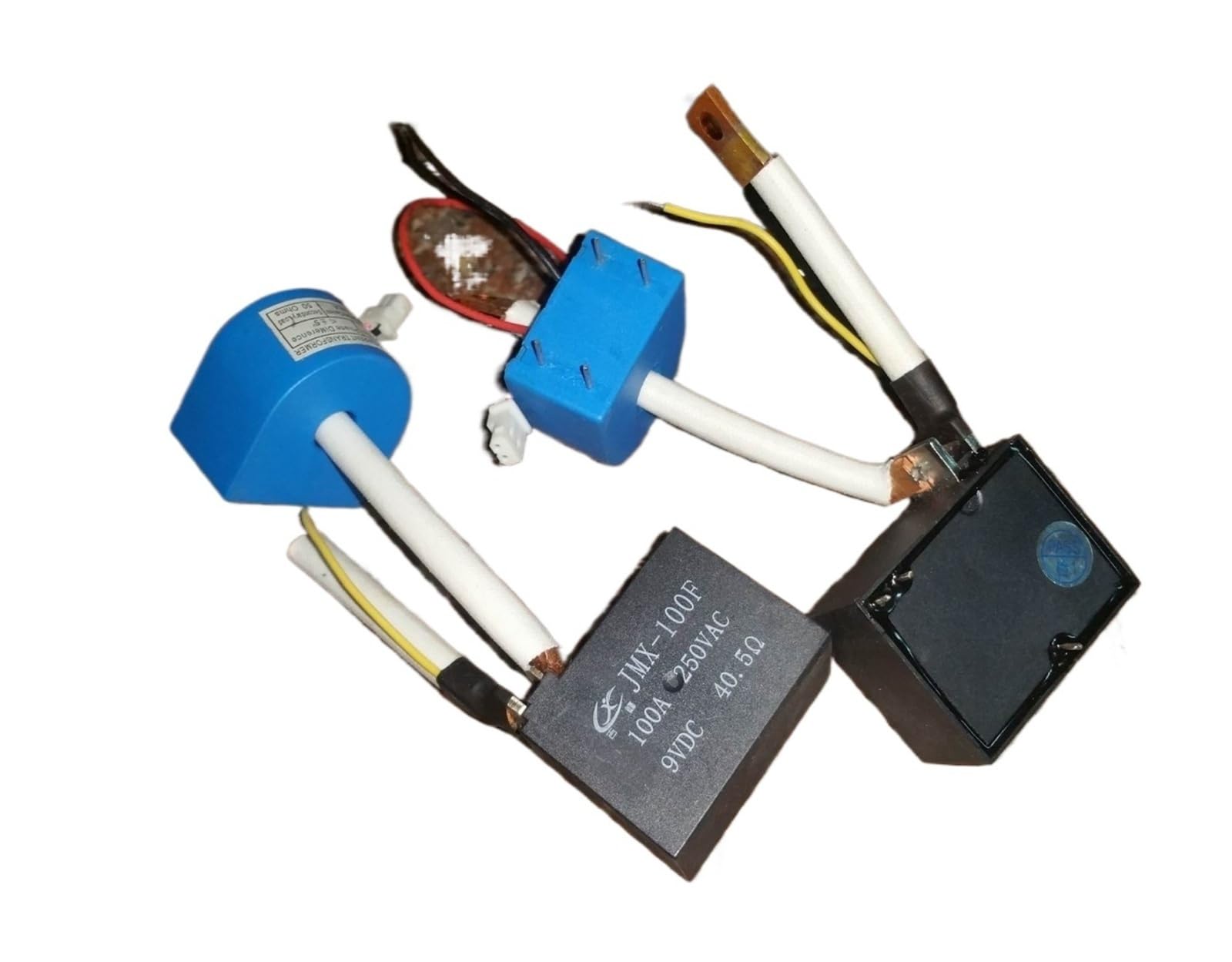 Relé de enganche magnético 9VDC 100A JMX-100F interruptor biestable 250VAC 2