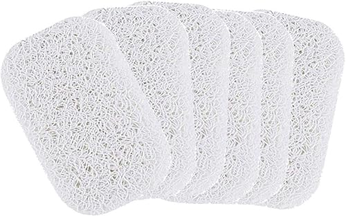 6 almohadillas de elevación de jabón de PVC para el hogar, baño, ducha, cocina (blanco) disponible en Yaxa El Salvador