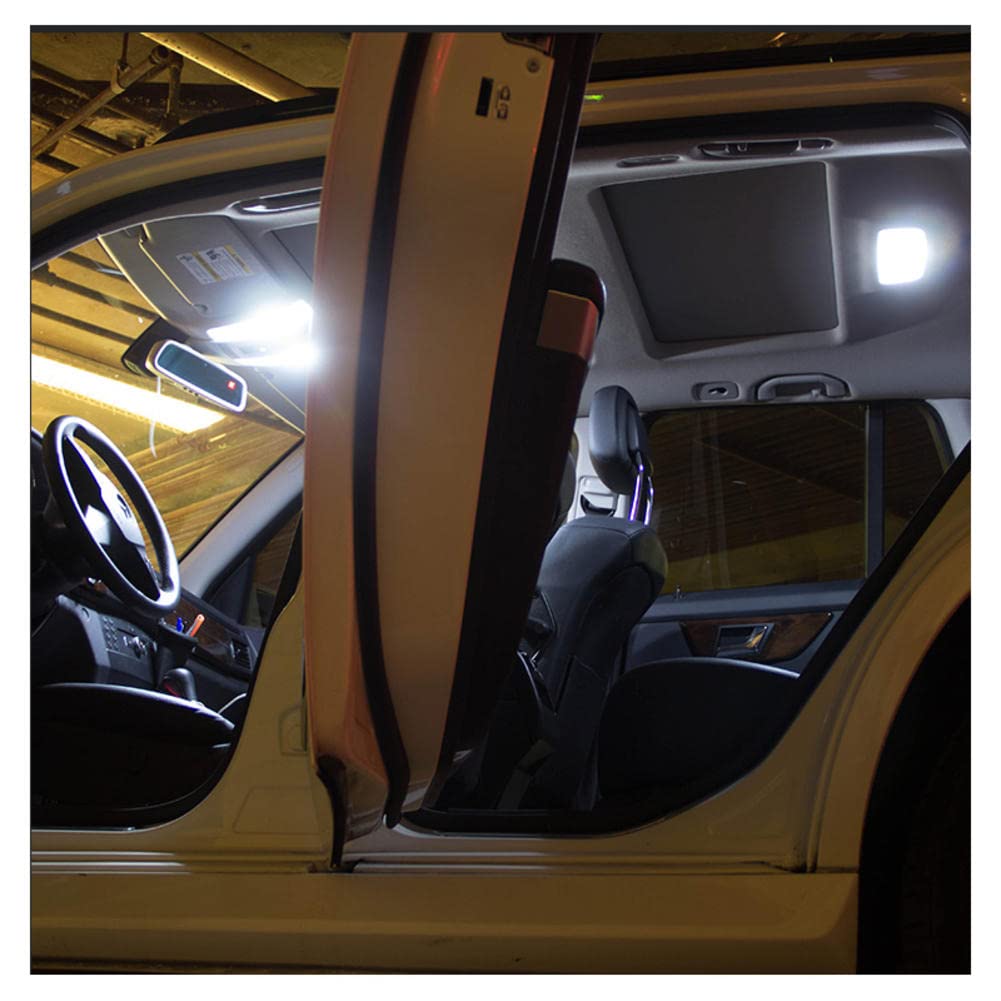 11 lampadine Bianco Canbus Interior LED Car Map Kit di Luce di Lettura, perCadillac CTS 2003 2004 2005 2006 2007 Lampada Targa
