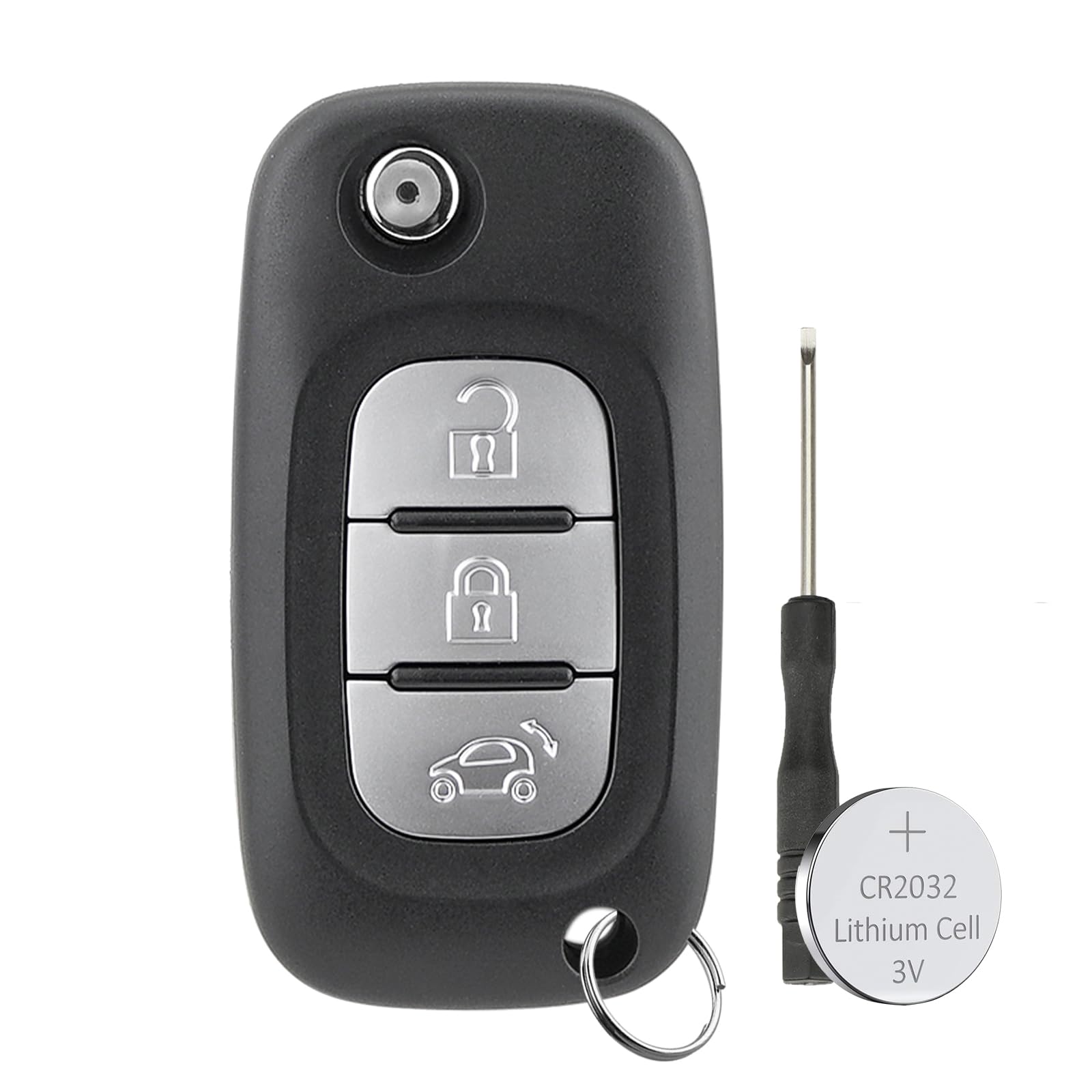 3 Buttons Smart 453 Key Smart Forfour Key Smart Fortwo key cover for Mercedes Benz Smart Car Key Fob Case Shell with Battery