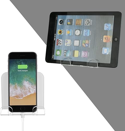 Miniatura 3 de Cosmos Soporte de pared para teléfono, soporte de pared para teléfono celular, soporte de carga para teléfono inteligente, organizador de mesita de