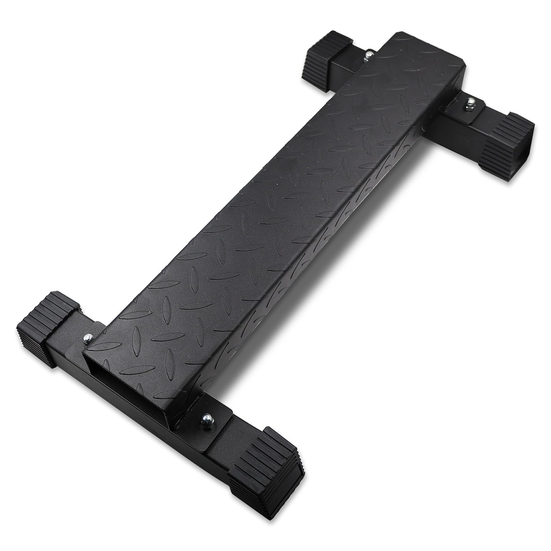 4.1-Inch High Steel Calf Raise Bar – Wide Calf Raise Machine for Stretching, Squats, and Foot Stretching – Anti-Slip Solid Steel Block for Enhanced Stability
