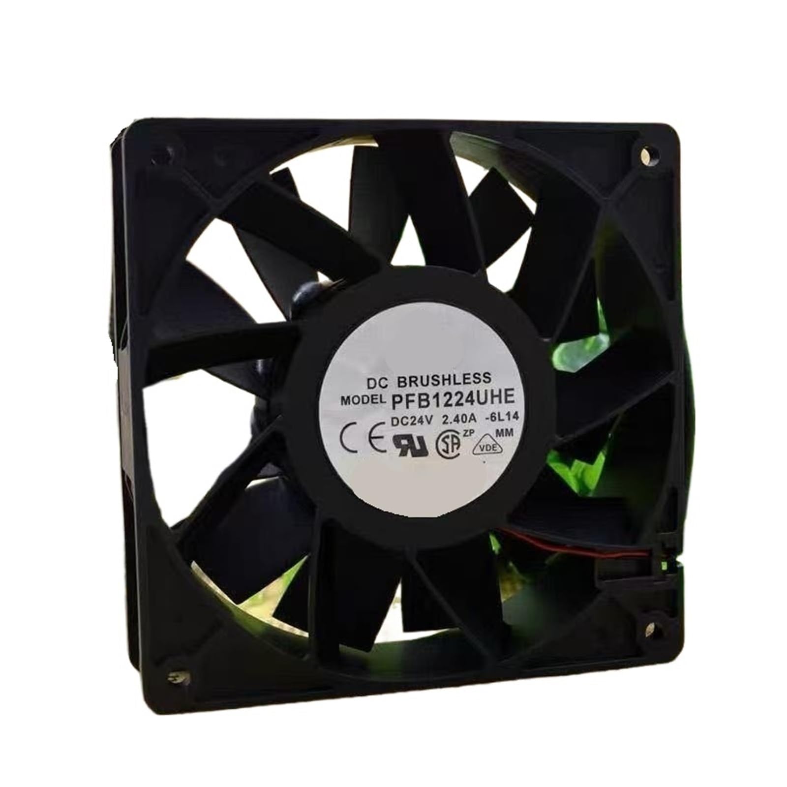 WEUSANXPL 12038 24V Inverter Server Fan PFB1224UHE 120x120x38mm 24V 2.4A 5500RPM 252CFM Cooling Fan