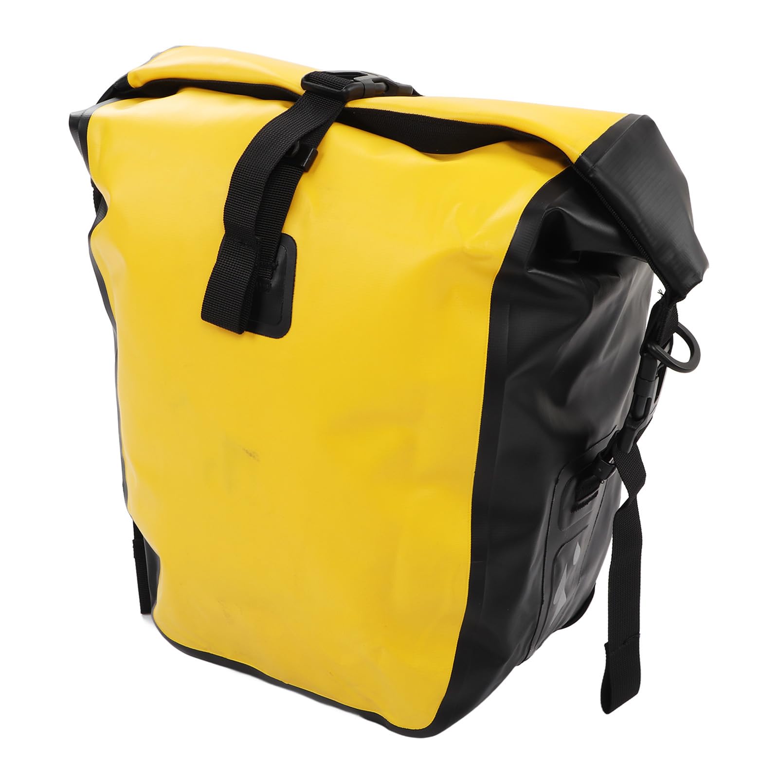 Sakwa Rowerowa Żółta Torba na sakwę rowerową 500D PVC Doskonała trwałość Podczas Jazdy na Długich Dystansach (Pojemność 25L)