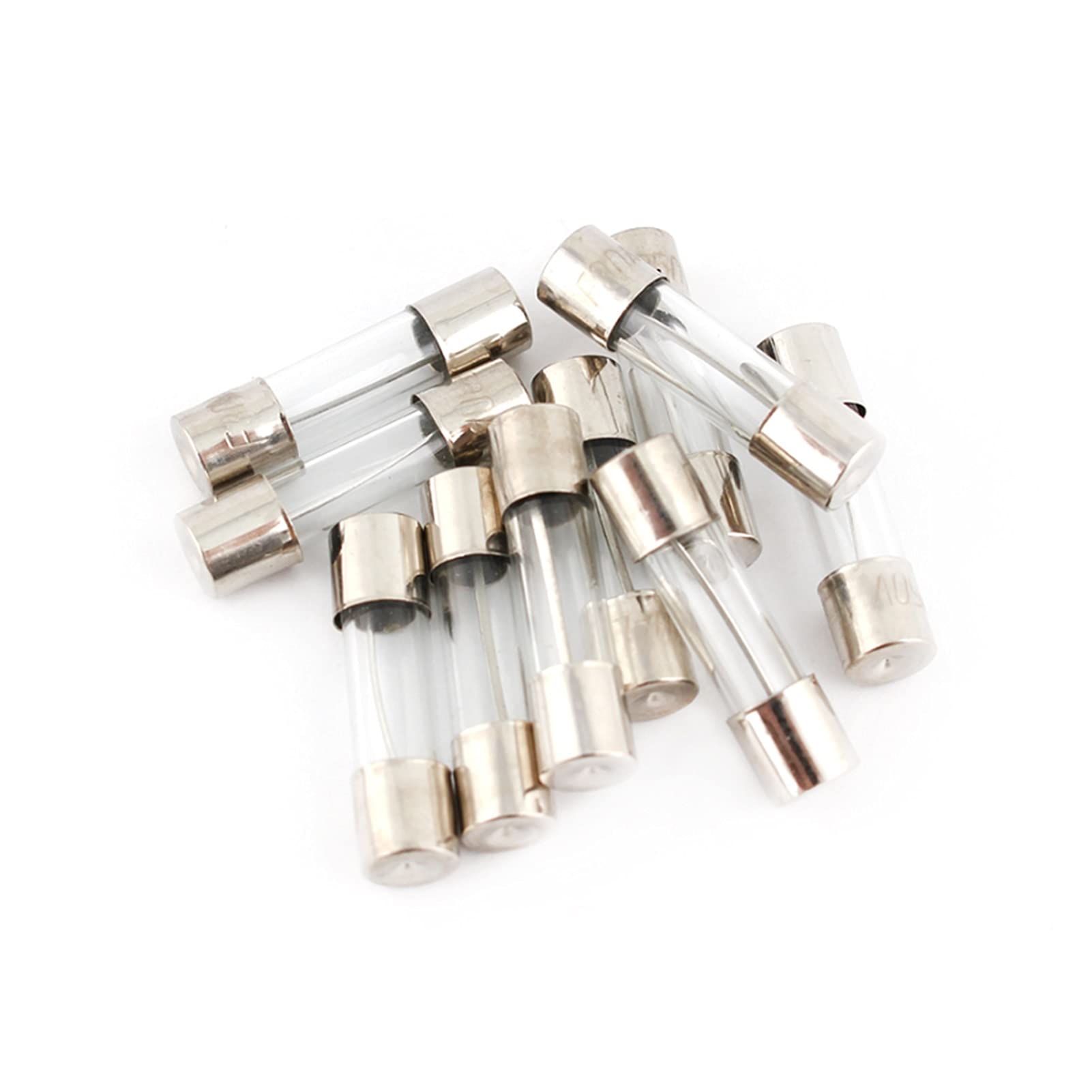 Sicherung 100 Teile/los Set Kit 5 x 20 mm Sicherung sortierte Kits DIY schnelle Schlagglasrohr flinke Glassicherungen 0,5 A 1 A 2 A 3 A 5 A 8 A 10 A 15 A 20 A 30 A