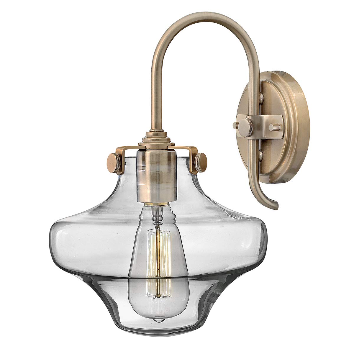 Elstead Lighting Wall Light, Brushed Caramel