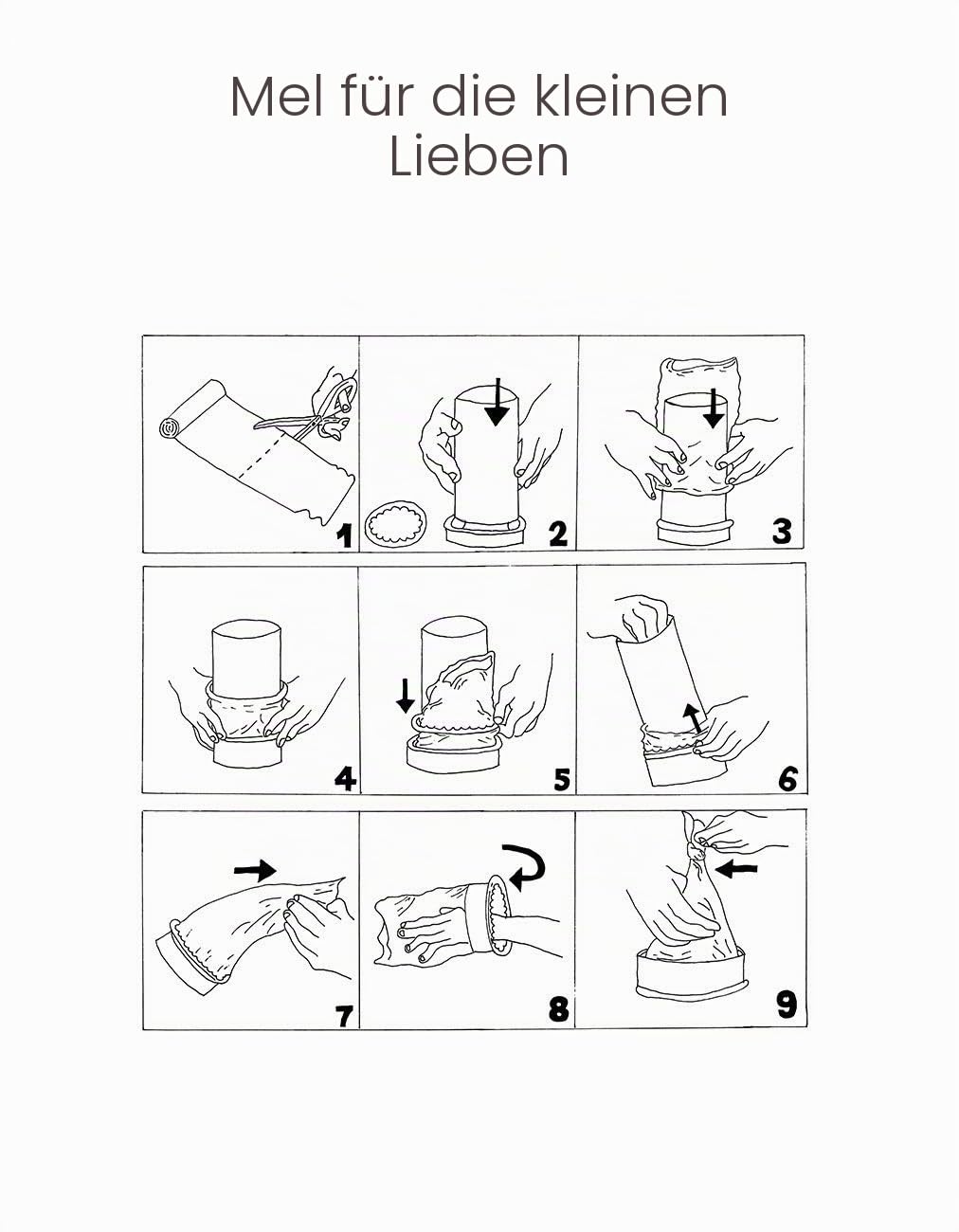 MELLOA Universal Nappy Bin Liner Nachfüllpackung, kompatibel mit Tommee Tippee Windelentfernungssystemen: Sangenic, Tec, Twist and Click, Simplee Modelle (Rosa, 100 m + Papierschlauch)
