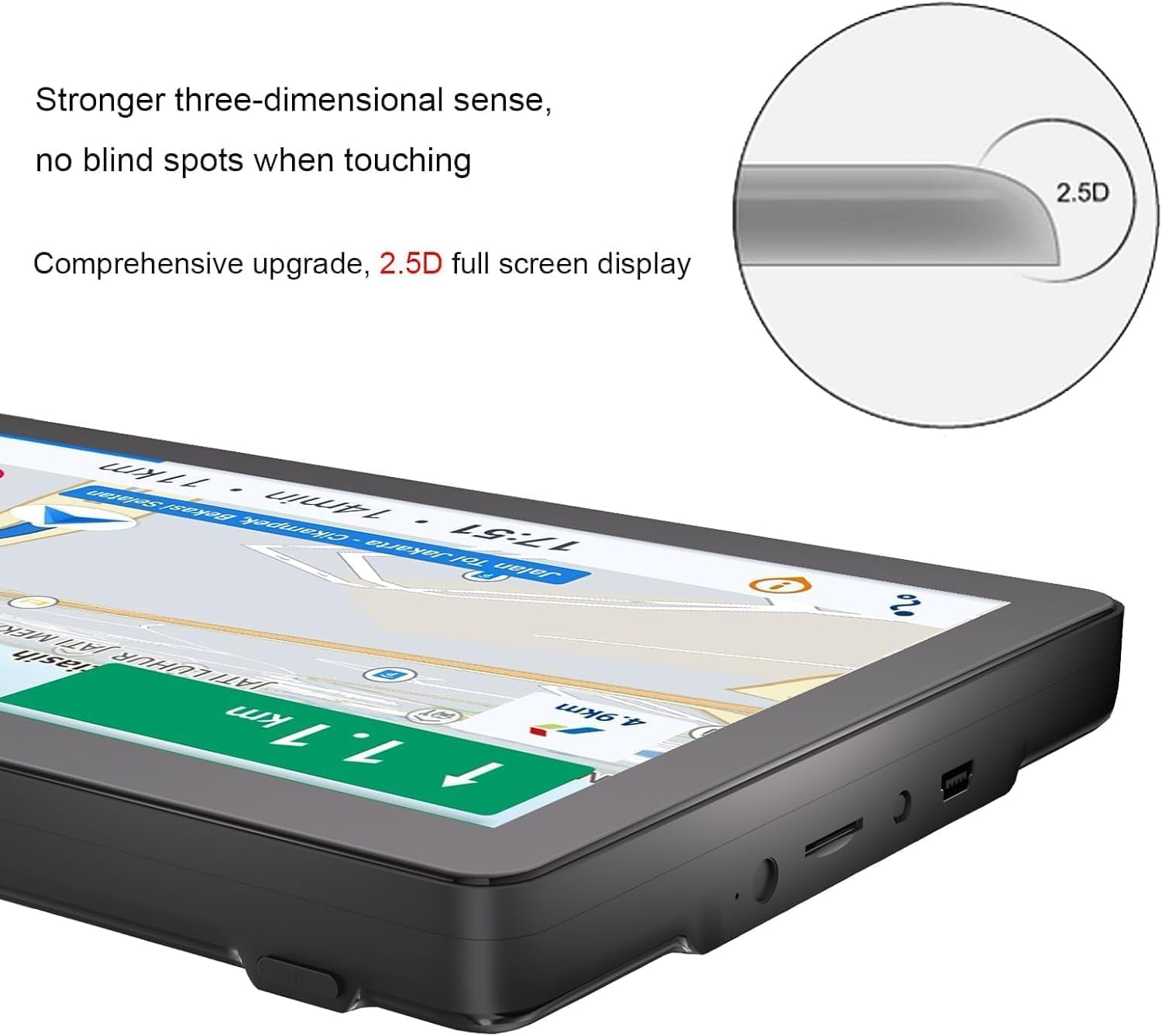 9 Pouce GPS Voiture,GPS Poids Lourds,Auto Navigation avec HD Écran Tactile,Multi-Languages Guidage Vocale 2025 Cartographie EU Installée Mise à Jour Gratuite à Vie,pour Auto,Camion,Poids Lourd