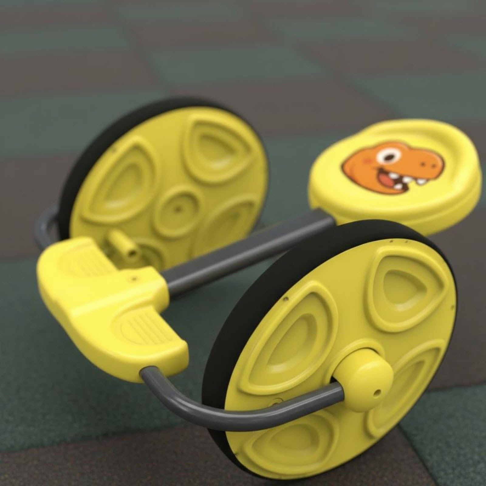 Kinder Gleichgewichts Dreirad Balance Tricycle Indoor Rad Spielfahrzeug mit Rutschfesten Trittflächen Und Kontrollierter Bewegung Fördert, Grün