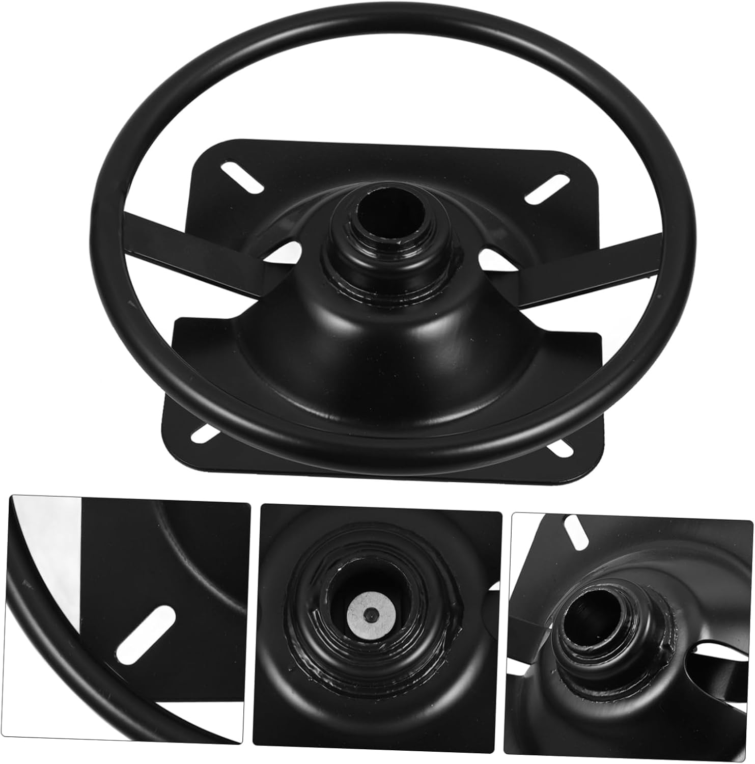 Rocker Chair Swivel Ring Base Replacement Kit Heavy Duty Rotating Plate for Office and Home Furniture Repair Height Construction