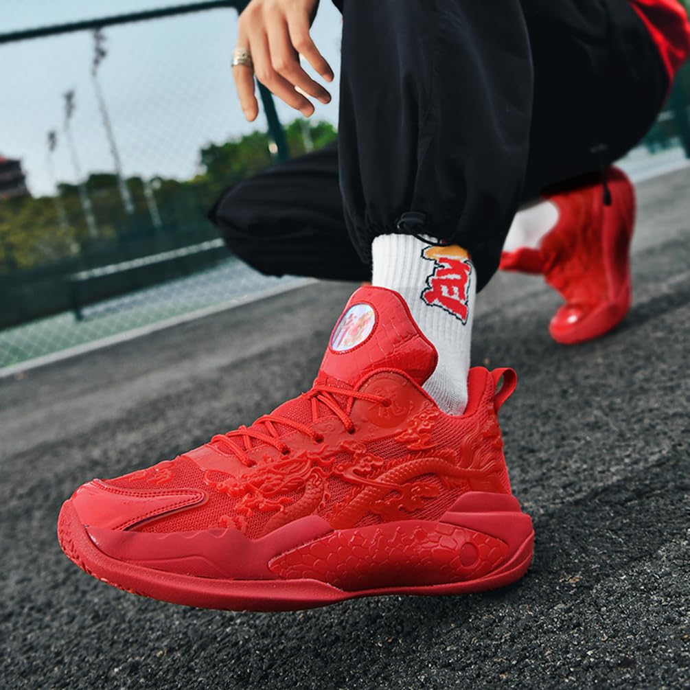 Męskie buty do koszykówki, buty sportowe, lekkie, oddychające, amortyzujące wstrząsy, męskie buty do koszykówki, do biegania, sportowe trampki, Mt D19, 42 EU