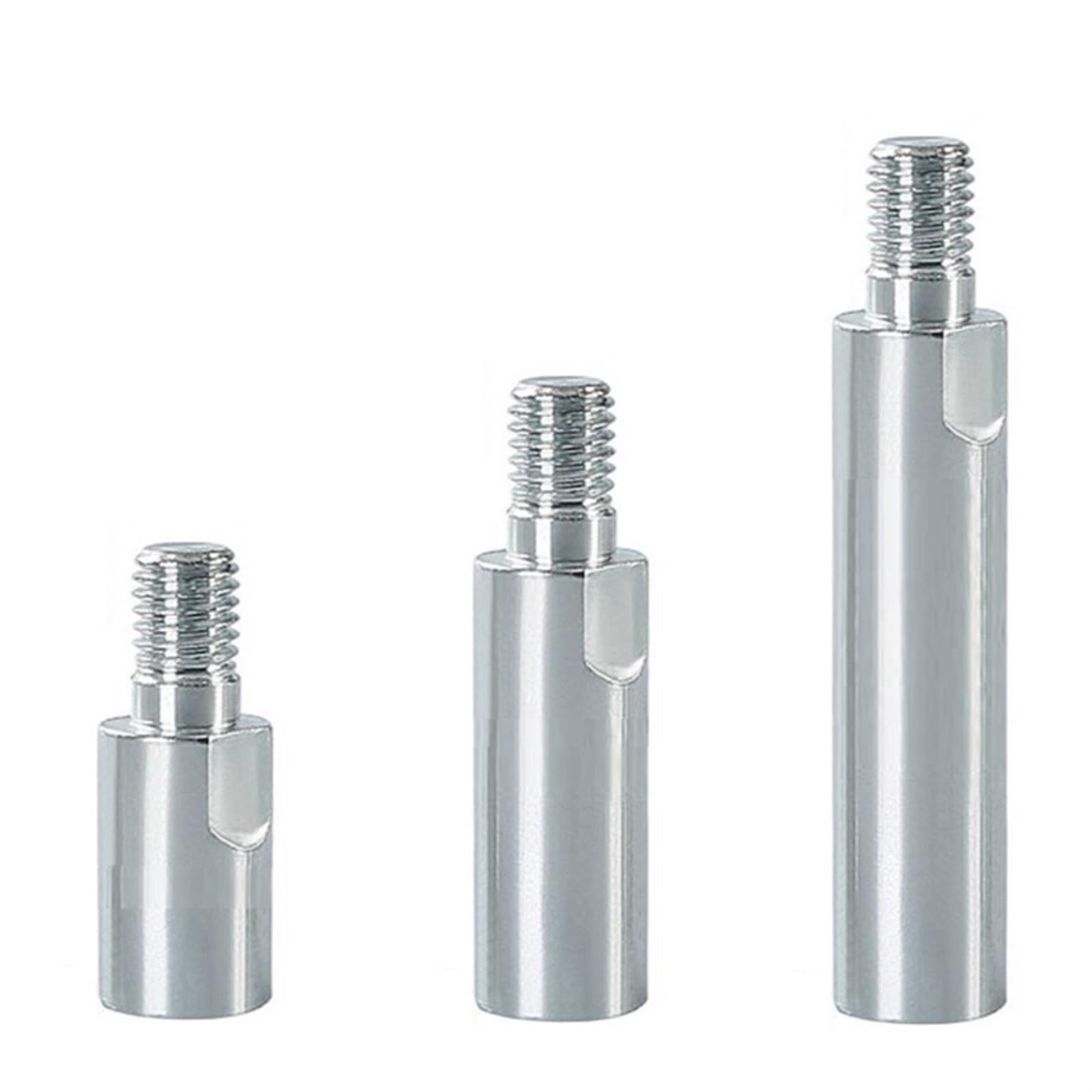 NEHXMA Adapter for Angle Grinder Angle Grinder Holder 3pcs Angle Grinder Extension Rod Polisher Extension Connecting Rod Grinder M10 Thread Adapter Shaft Power Tools Accessories