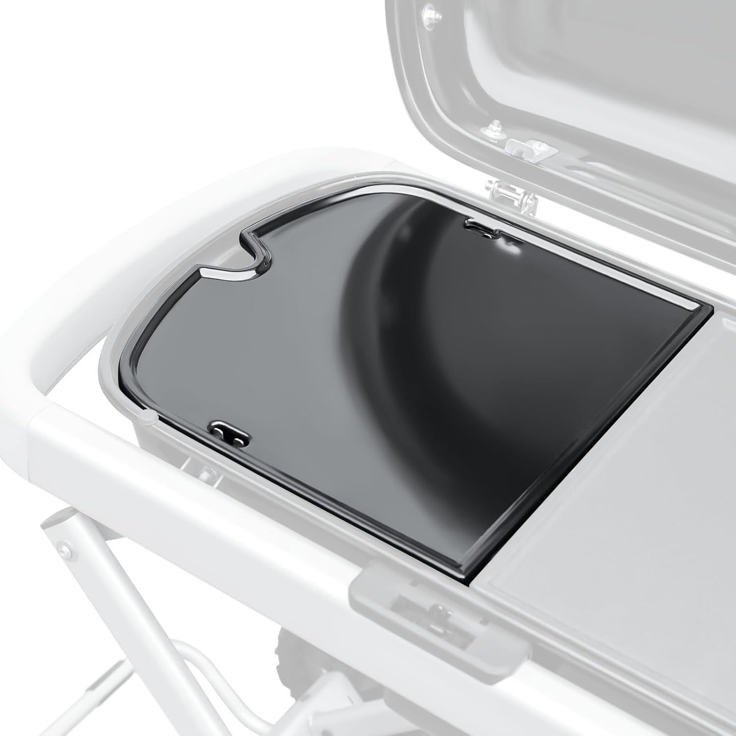 Hisencn Enamel Cast Iron Griddle for er Traveler