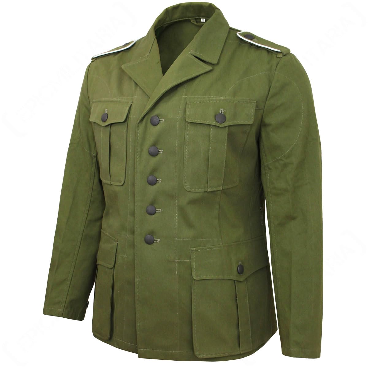 Epic Militaria Unisex Army Green Ww2 German Army Dak Tunic (, Xx Large)