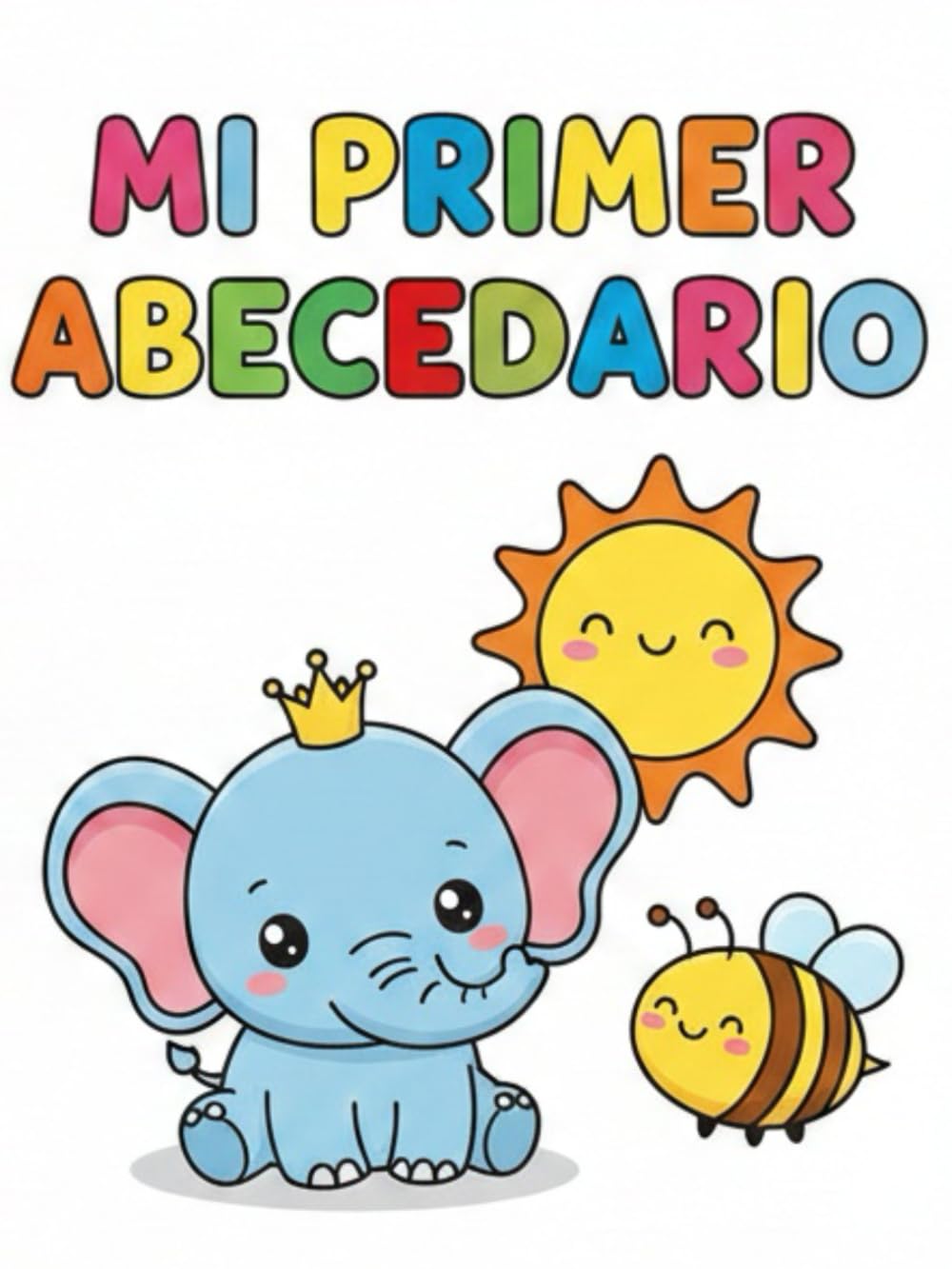Mi Primer Abecedario: Libro de Colorear para Niños de 1 a 4 Años: Más de 80 Dibujos Grandes y Fáciles (Bold and Easy) para Aprender las Letras de la A a la Z
