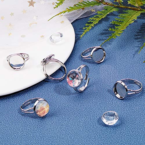 Supports de bagues réglables pour cabochons de 12 mm, la solution aux problèmes de taille - 5