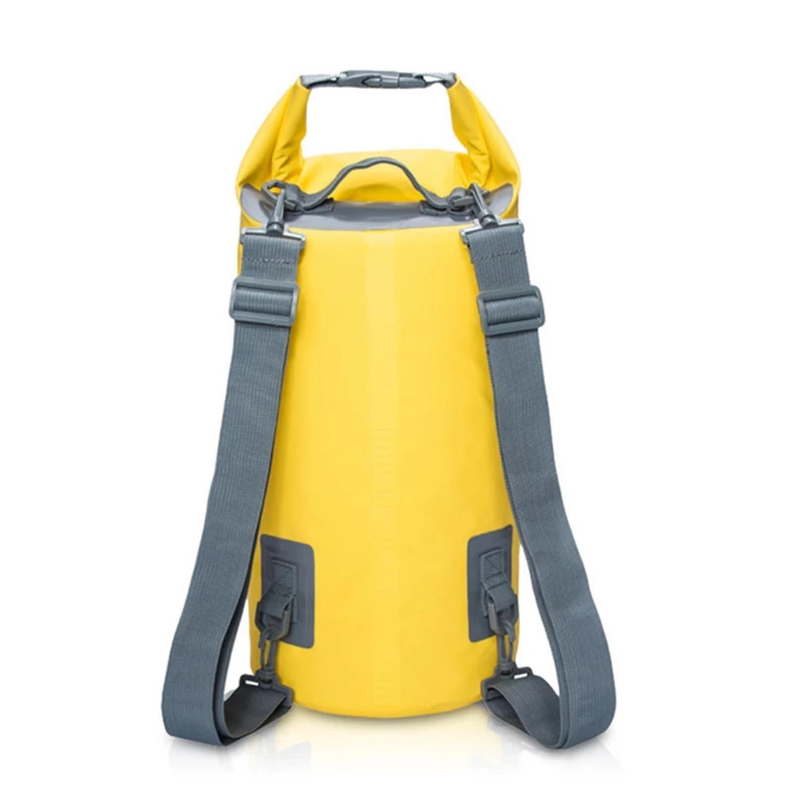 Dry Bag PVC Wasserdichter Rucksack Kajak Beutel Outdoor Trekking Schulter Dry Bag Reise Tauchen Boot Ozean Pack Fluss Tasche 5L 10L 15L 20L 30L(Yellow,5L)
