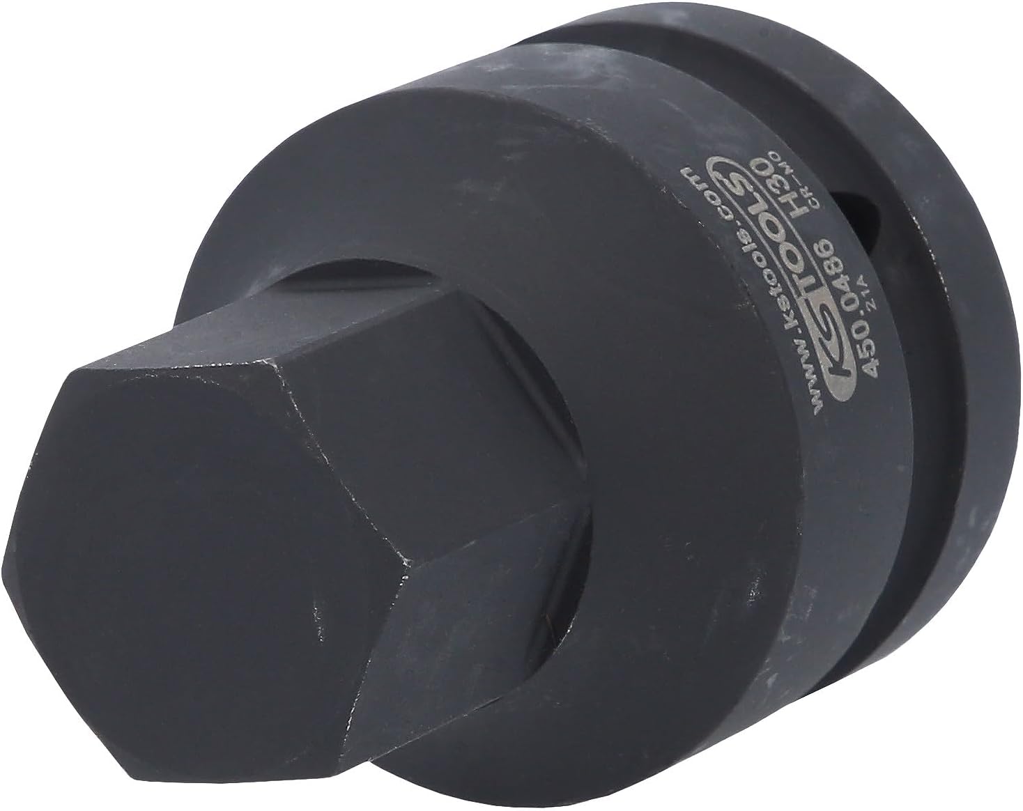 KS TOOLS 1" Impact bit Socket Hexagon, Short, 30mm