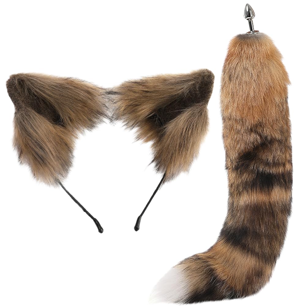 Amazon.com: Tail Plug Fox Tail Anal Butt Plug, Faux Fur Fox Tail and Ears Set Fluffy Furry for Adult : Health & Household Amazon.com: Tail Plug Fox Tail Anal Butt Plug, Faux Fur Fox Tail and Ears Set Fluffy Furry for Adult : Health & Household