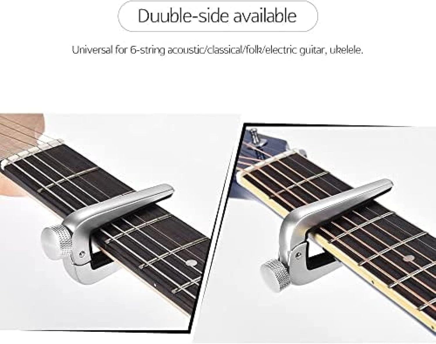 Inicio Instrumento Musical Cejilla Universal Premium para Guitarra Acústica Clásica Folk Eléctrica Ukelele De 6 Cuerdas