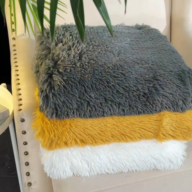JOSATINA HOME Fluffy Dog Blanket 30x40 Inches, Soft and Washable Faux Fur Fuzzy Pet Blankets for Dogs & Cats, Reversible… - Image 8
