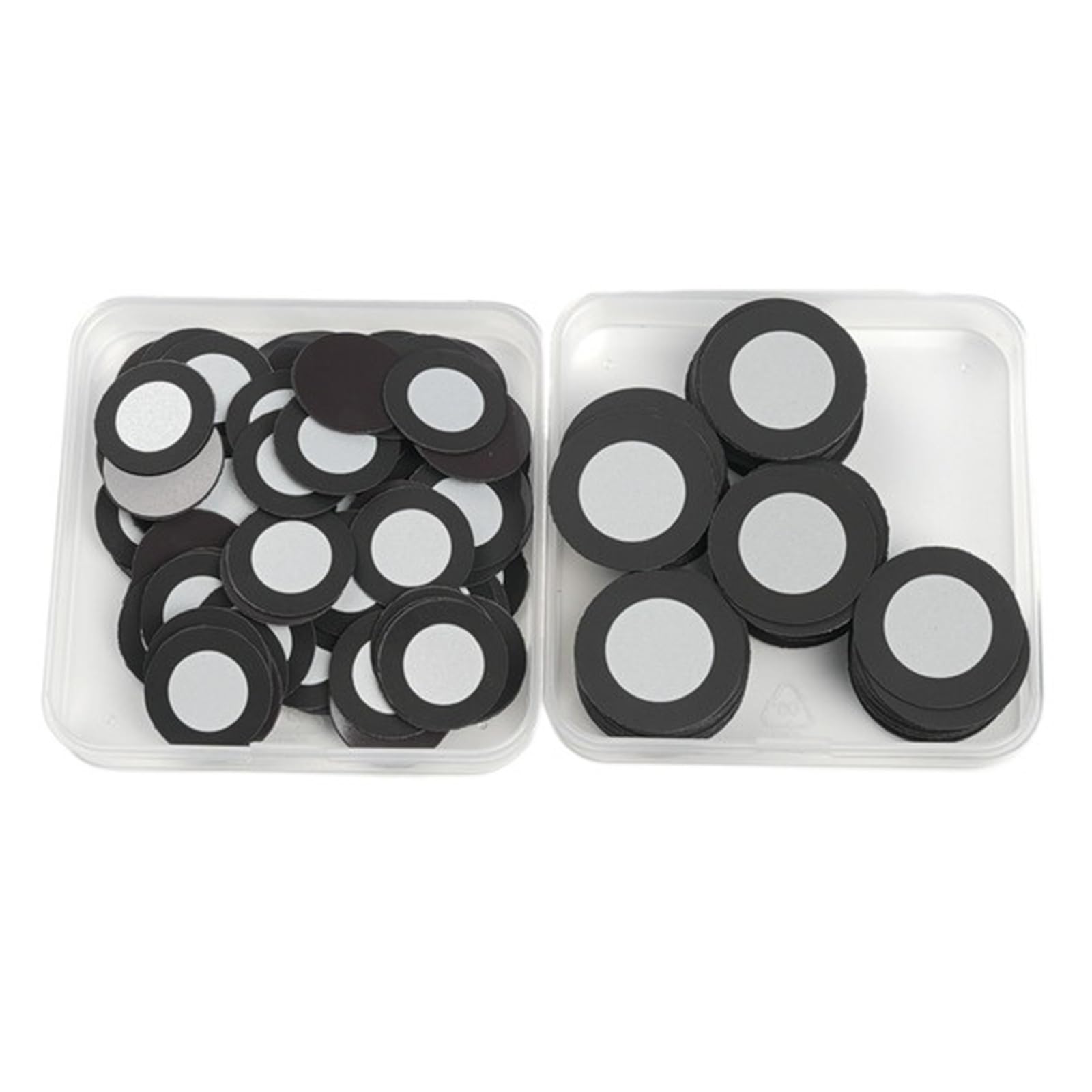Wewnętrzne 3/6/9/12 mm Zewnętrzne 6/10/12/19 mm Wysoce odblaskowe magnetyczne punkty docelowe Punkty znaczników skanowania 3D(100pcs,9mmx12mm)
