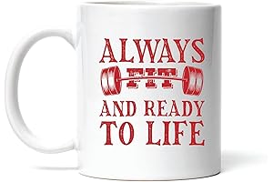 Motivational Mug for Fitness Enthusiasts: Stay Ready for Life